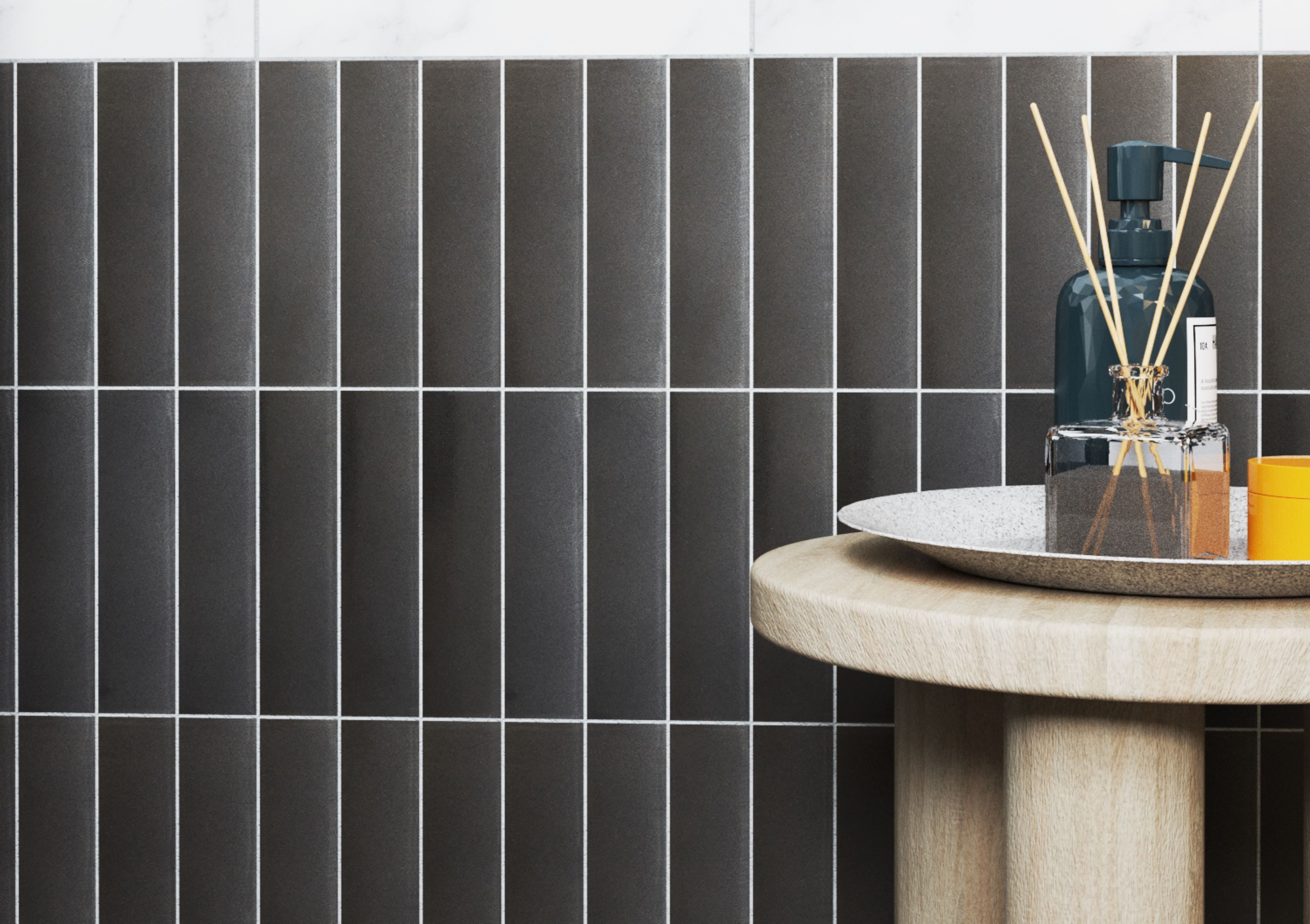 yori テディカラープルオーバー(ホワイト) OMBRE - 6X12, IVORY, GLOSSY | Emser Tile